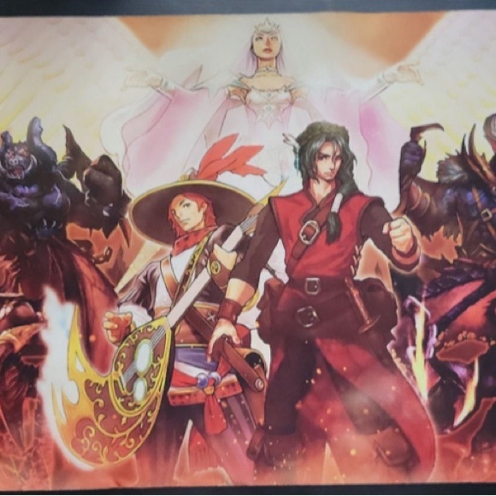 Yugioh Yugimation Dante Playmat (Lightly Used)